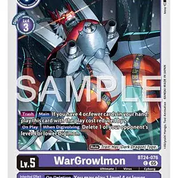WarGrowlmon - Master