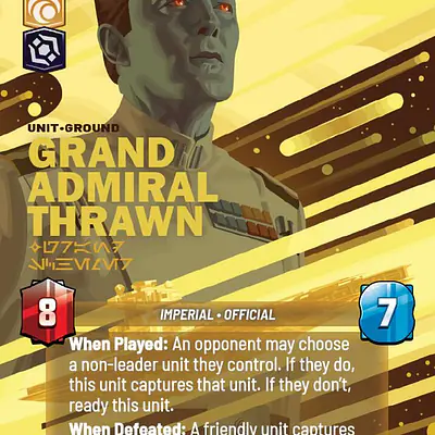Grand Admiral Thrawn (Near Mint) imagen principal