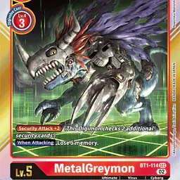 MetalGreymon (Near Mint) - Master