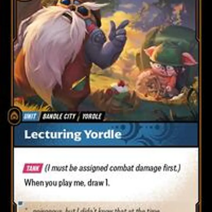 Lecturing Yordle - Master