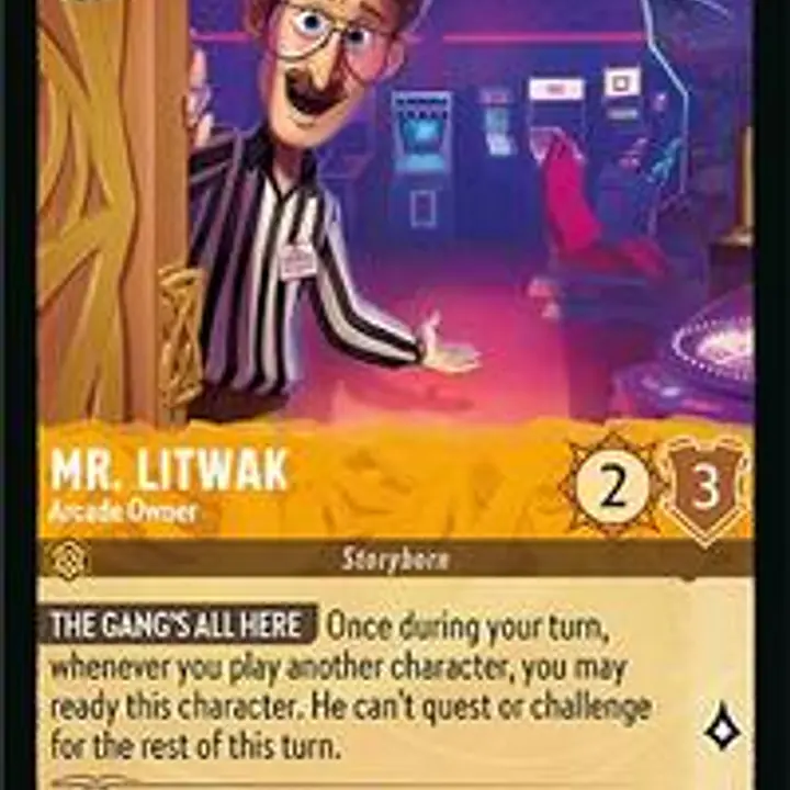 Mr. Litwak - Arcade Owner (Near Mint) - Master