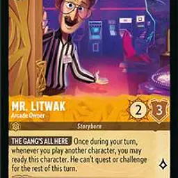 Mr. Litwak - Arcade Owner (Near Mint) - Master