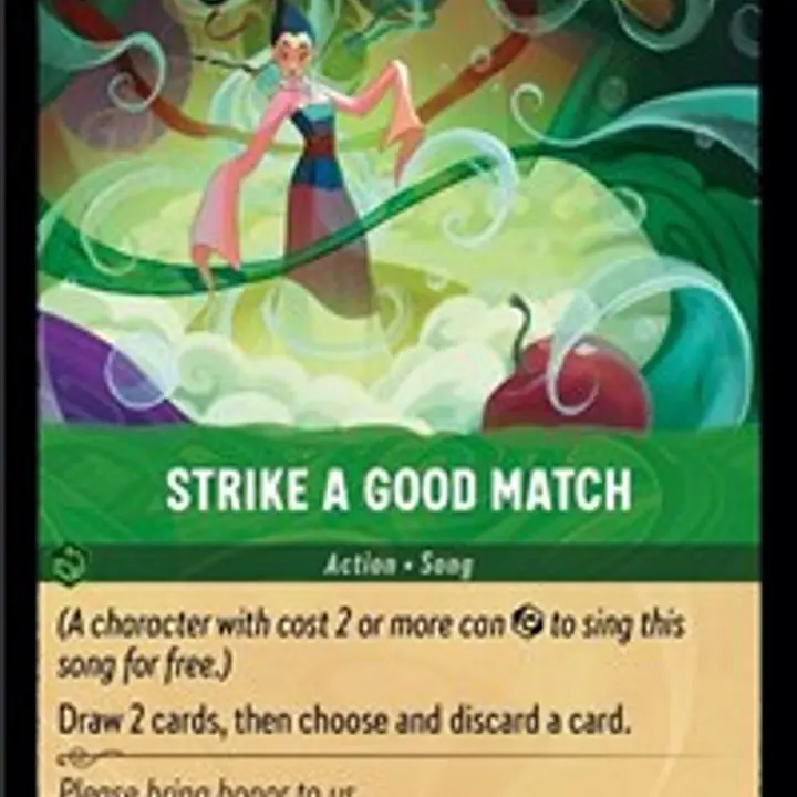 Strike a Good Match (Near Mint) - Master