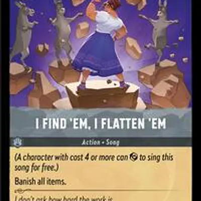I Find 'Em, I Flatten 'Em (Near Mint) imagen principal
