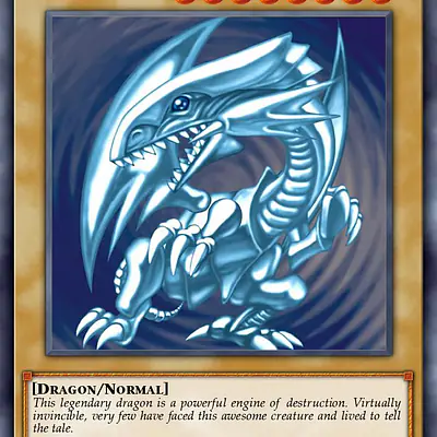 Blue-Eyes White Dragon (Near Mint) imagen principal