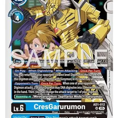 CresGarurumon (Near Mint) imagen principal