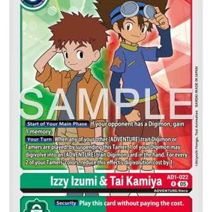 Izzy Izumi & Tai Kamiya (Near Mint) - Master