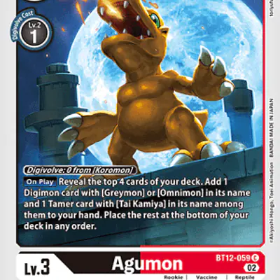 Agumon (Foil) imagen principal