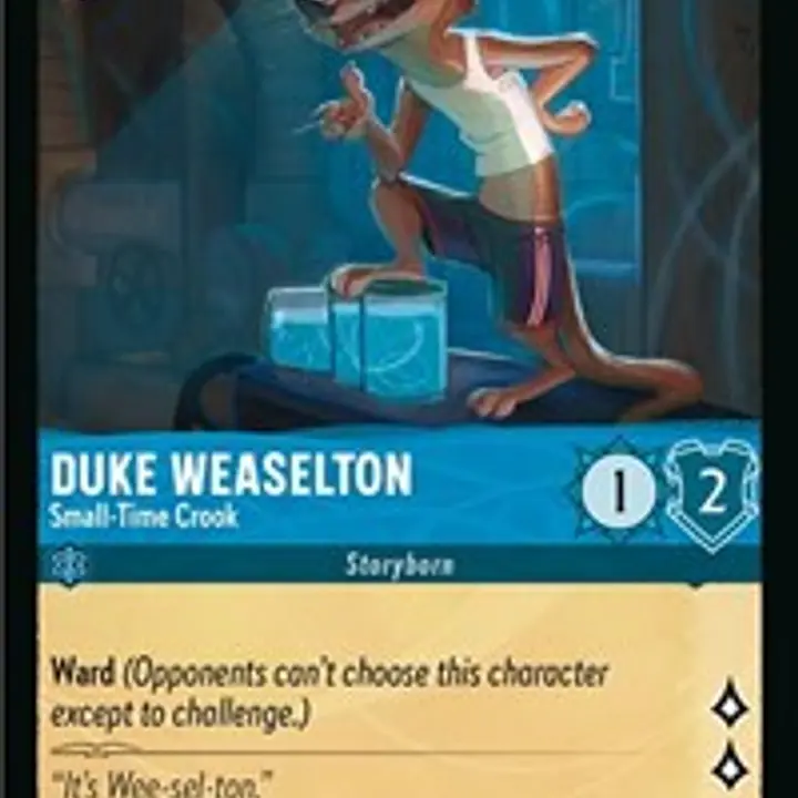 Duke Weaselton - Small-Time Crook (Near Mint) - Master