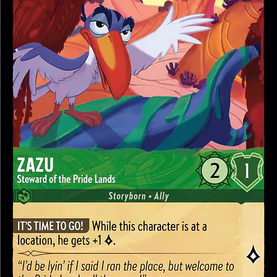 Zazu - Steward of the Pride Lands (Near Mint) imagen principal