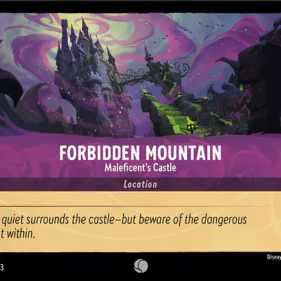 Forbidden Mountain - Maleficent's Castle (Near Mint) imagen principal