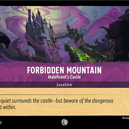 Forbidden Mountain - Maleficent's Castle (Near Mint) - Master