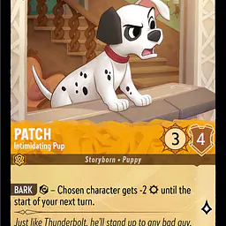 Patch - Intimidating Pup (Near Mint) - Master