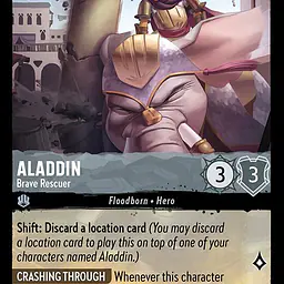 Aladdin - Brave Rescuer (Near Mint) - Master