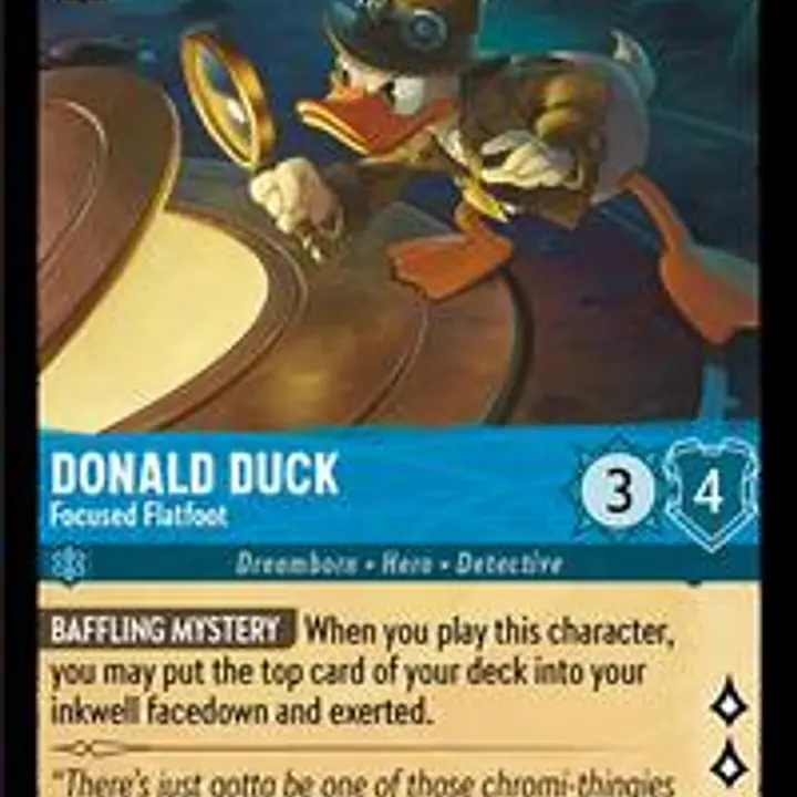 Donald Duck - Focused Flatfoot (Near Mint) - Master