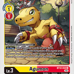 Agumon (Reprint) - Master