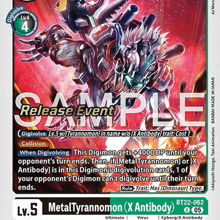 MetalTyrannomon (X Antibody) (Release Event) - Master