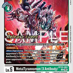 MetalTyrannomon (X Antibody) (Release Event) - Master
