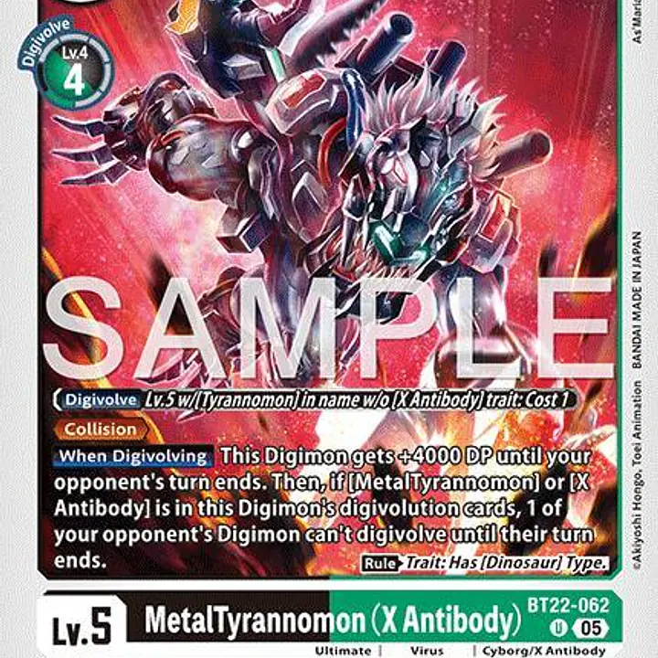 MetalTyrannomon (X Antibody) - Master