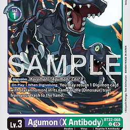 Agumon (X Antibody) - Master