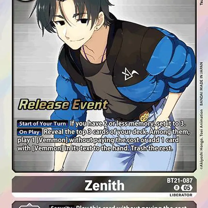 Zenith (Release Event) - Master