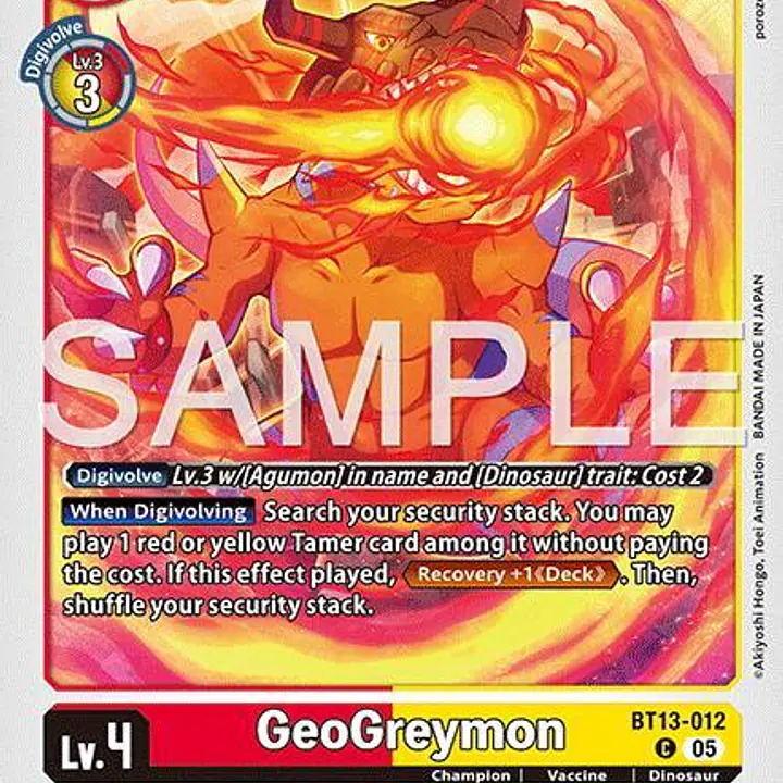 GeoGreymon (Reprint) - Master