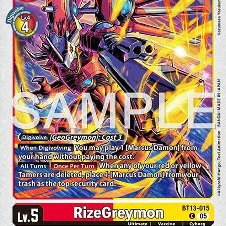 RizeGreymon (Reprint) - Master