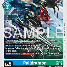 Paildramon (Reprint) - Master