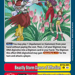 Beastly Storm Dance of Affection - Master
