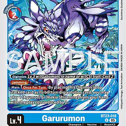 Garurumon (Release Event) - Master