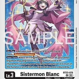 Sistermon Blanc - Master