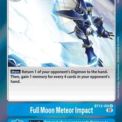 Full Moon Meteor Impact imagen principal