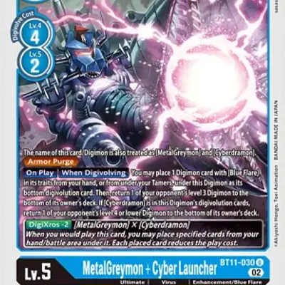 MetalGreymon + Cyber Launcher imagen principal