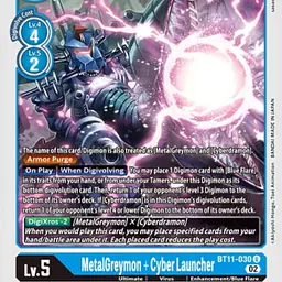 MetalGreymon + Cyber Launcher - Master
