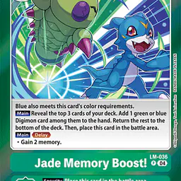 Jade Memory Boost! - Master