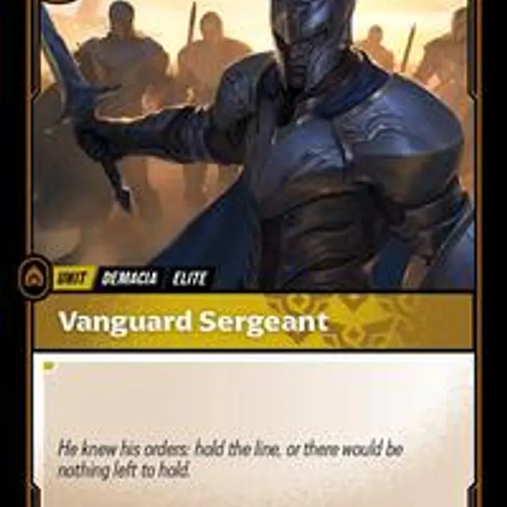 Vanguard Sergeant - Master