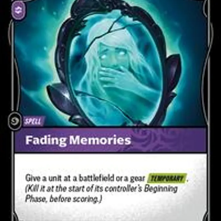 Fading Memories - Master