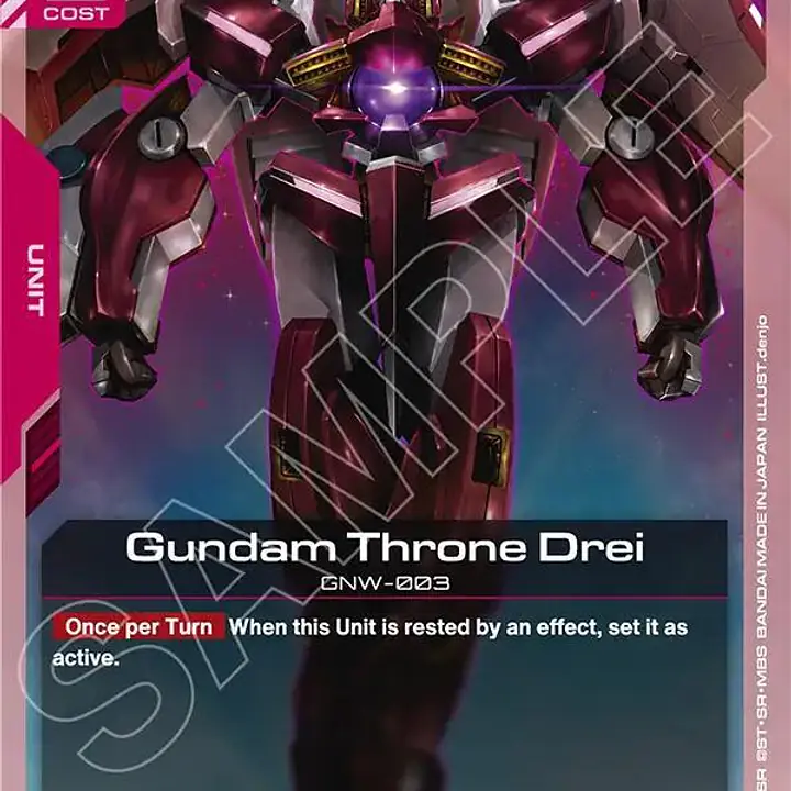 Gundam Throne Drei - Master
