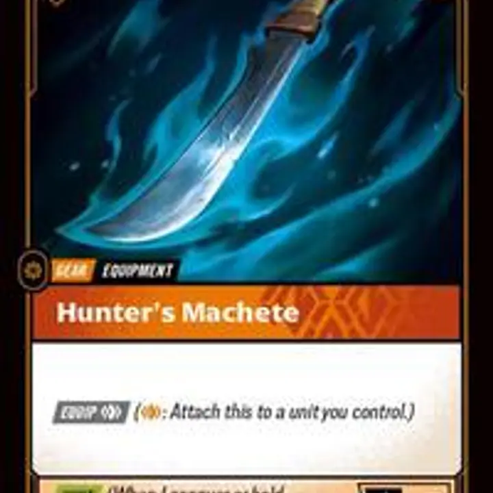 Hunter's Machete - Master