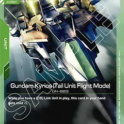 Gundam Kyrios (Tail Unit Flight Mode) - Master