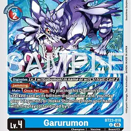 Garurumon (Near Mint) - Master