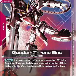 Gundam Throne Eins - Master
