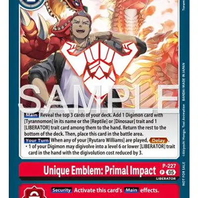 Unique Emblem: Primal Impact imagen principal