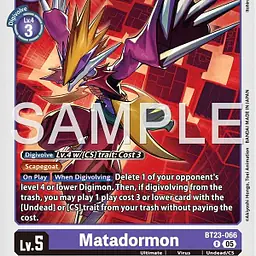Matadormon - Master