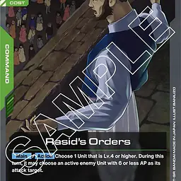 Rasid's Orders - Master