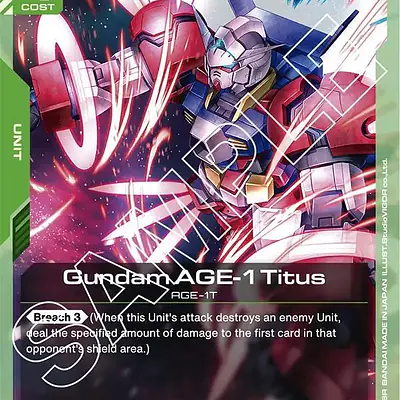 Gundam AGE-1 Titus (GD02-027) imagen principal