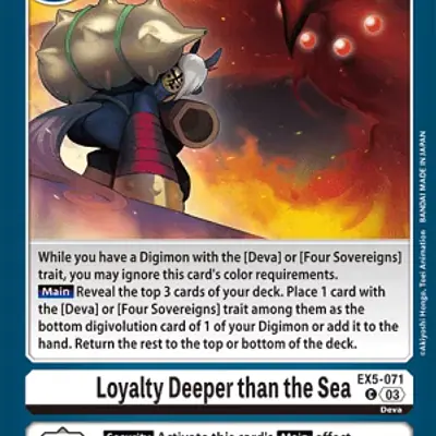 Loyalty Deeper than the Sea imagen principal