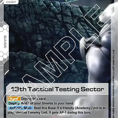 13th Tactical Testing Sector imagen principal