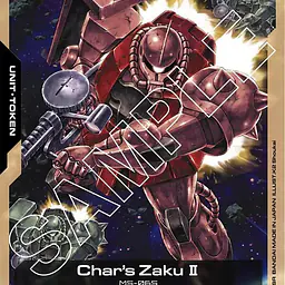 Char's Zaku II (T-006) Token - Master