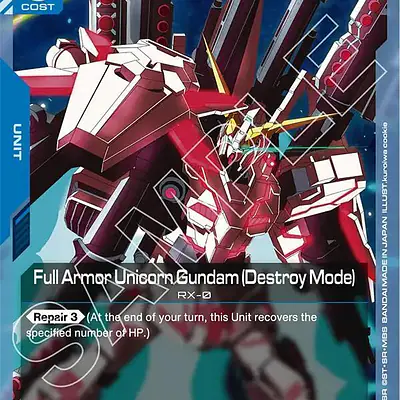 Full Armor Unicorn Gundam (Destroy Mode) imagen principal